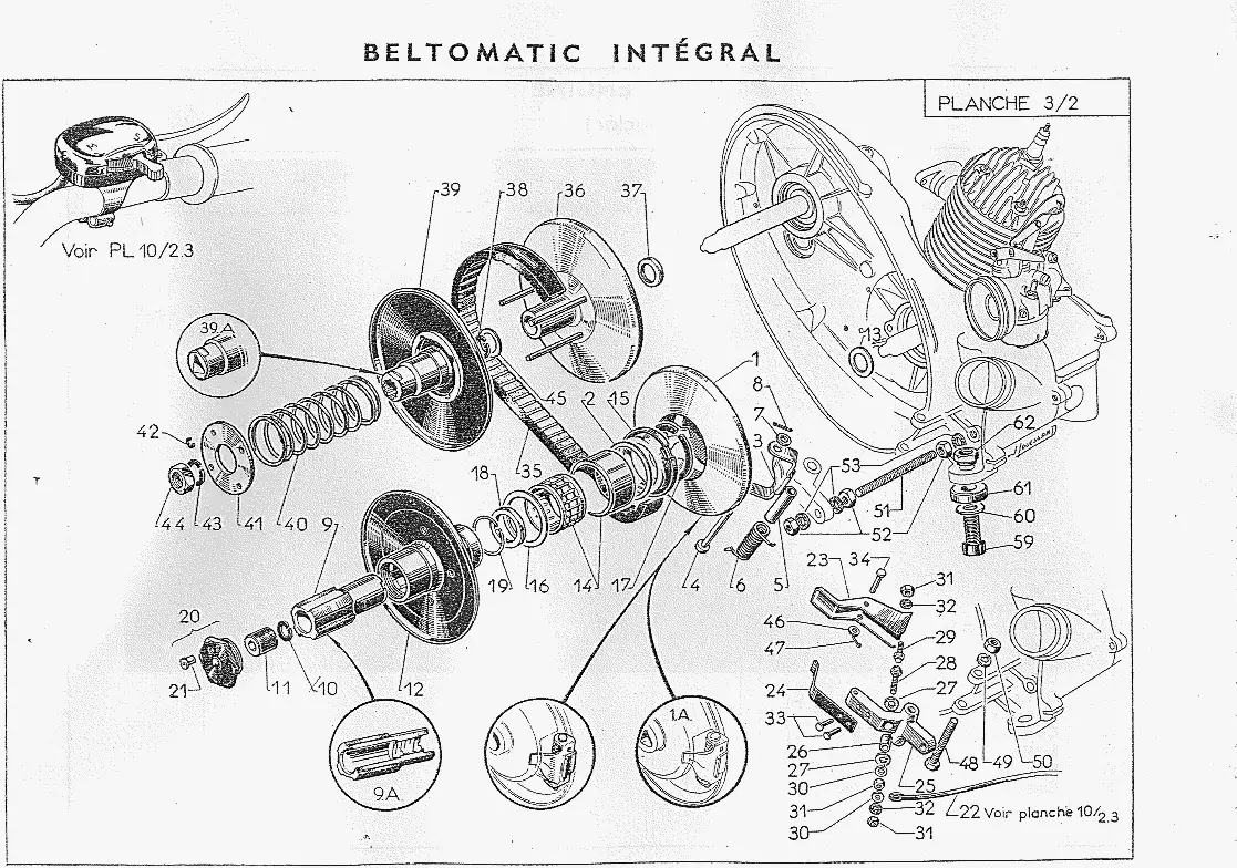 Beltomatic manurhin dkw hobby motor drawing