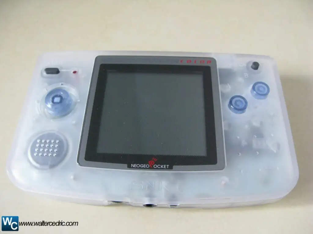 SNK Neo Geo Pocket Color crystal front view