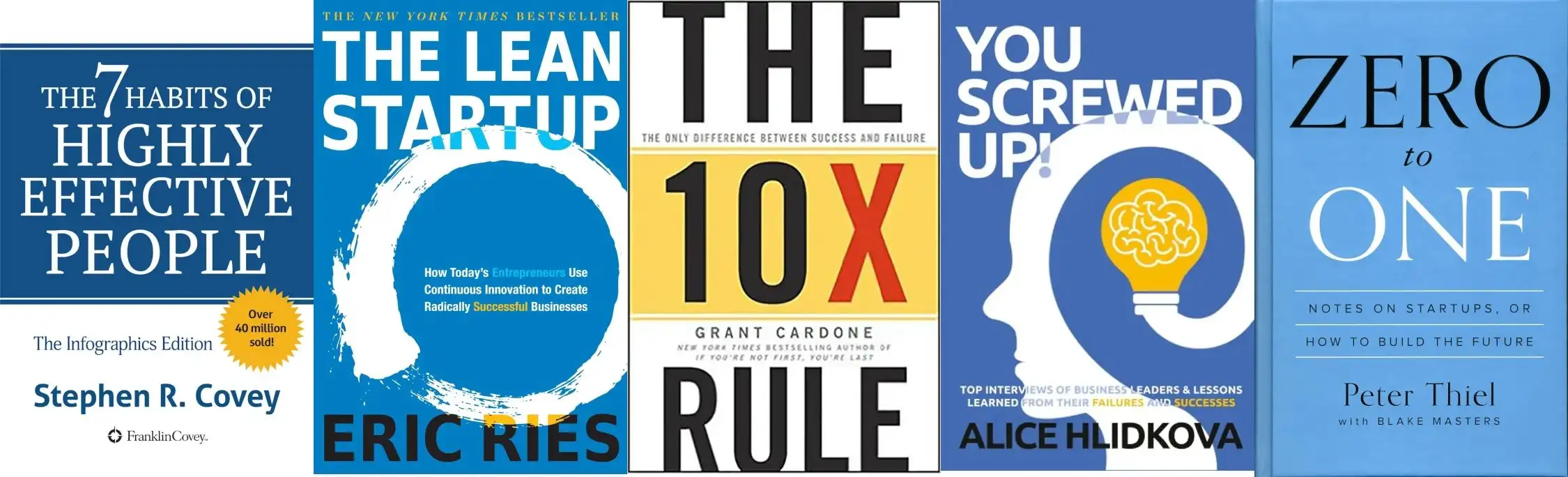 5 Best books for Startups and entrepreneurs